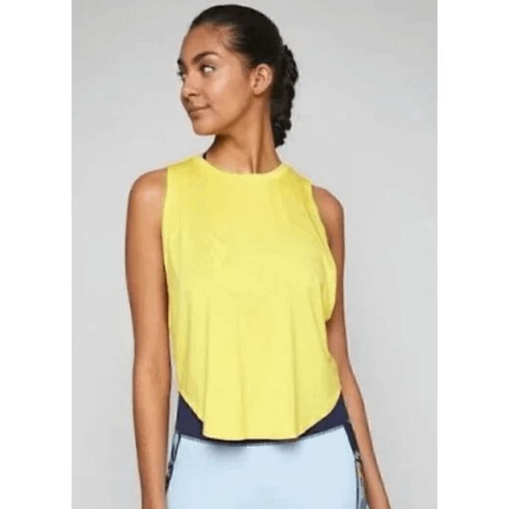 FourLaps NWT Yellow Curve women's Tank top size XXL